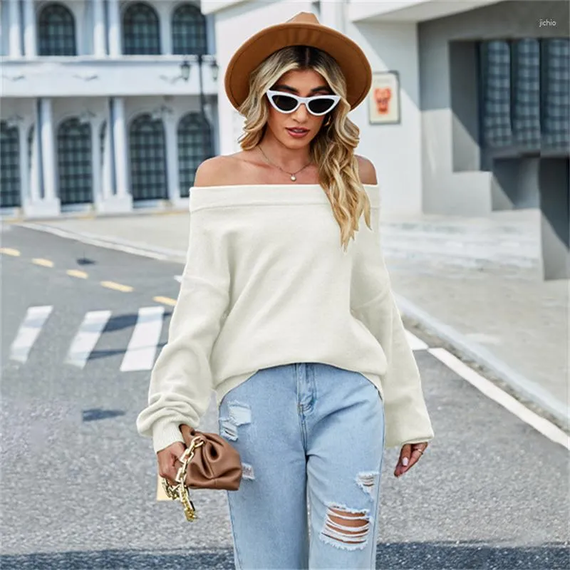 One Shoulder Oversized Sweater Fall Winter Fashion Statement for Women