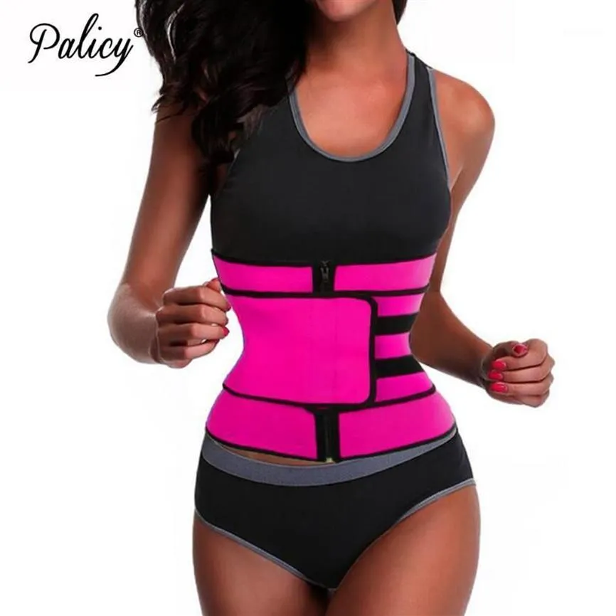 Palicy Dames Zwart Roze Onderborst Taille Cincher Body Shaper Vest Tummy Controle Workout Taille Trainer Afslanken Corset Top Be317j