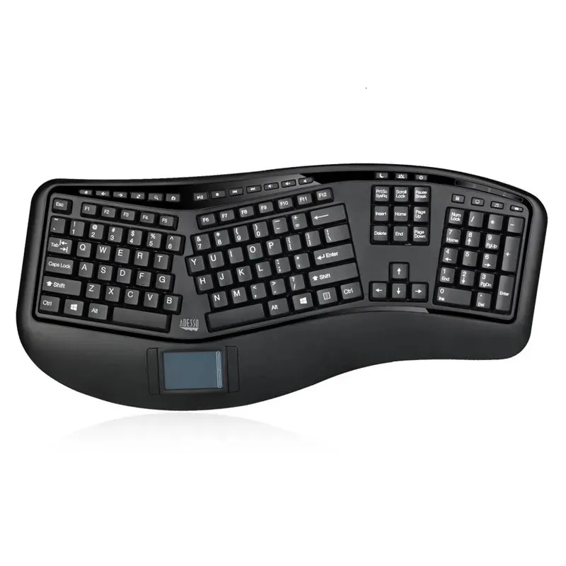 Toetsenbordhoezen Luxe 2 4GHz draadloos ergonomisch Tru Form 4500 Touchpad 231007