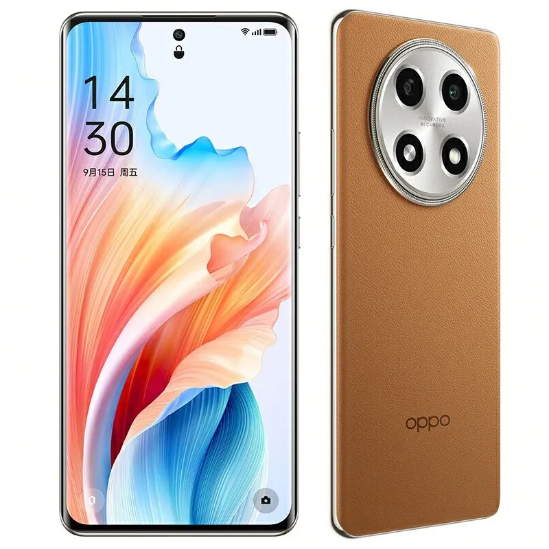 Original Oppo A2 Pro 5G Celular Inteligente 12GB RAM 256GB 512GB ROM MTK Dimensão 7050 64.0MP OTG Android 6.7" 120Hz OLED Tela cheia ID de impressão digital Celular à prova d'água