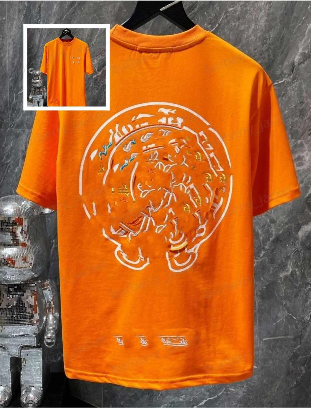 Lüks Kalp Kadın T Shirt CH Marka Erkek Tişörtleri Mektup Sanskrit Çapraz Desen Klasik Tees Tasarımcıları Kromlar Yaz Üstleri Günlük Pamuk Kısa Kollu 0mnb