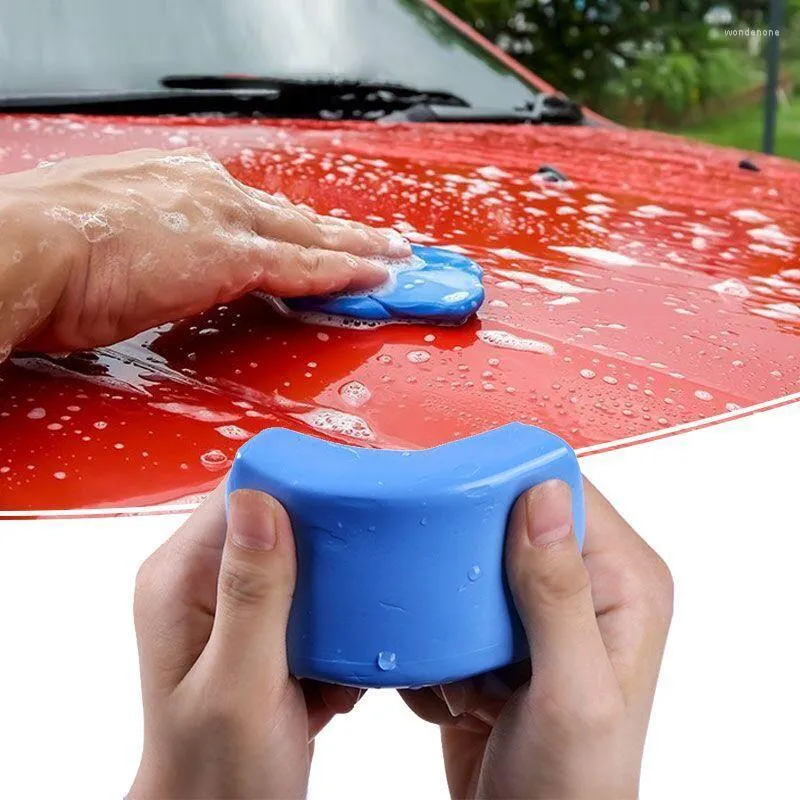 Biltvättlösningar 100g tvätt av lera magisk ren lera bar för detaljering av rengöring av automatisk färgunderhåll