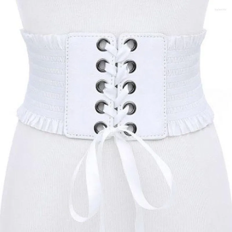 2023 Fashion Womens Wide Corset Waistband Corset Belt With Dress Stretch  Elastic Cummerbund Cincher From Heleniris, $9.11