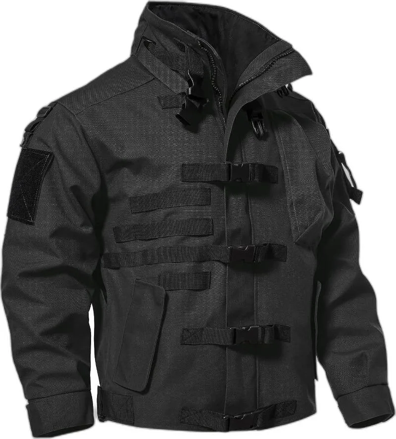 Giacca Imbottita Per Viaggi E Outdoor Giacca Invernale Uomo Imbottita, Impermeabile E Antivento, Con Cappuccio E Multiple Tasche - Giubbotto Tattico Per Sport E Viaggi Giacca Sportiva Con Multitasche