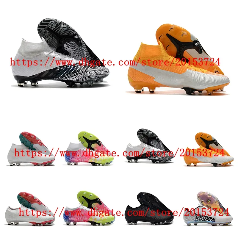 Novos sapatos de futebol masculino de chegada superfly 7 elite fg chuts futebol boots tacos de futbol