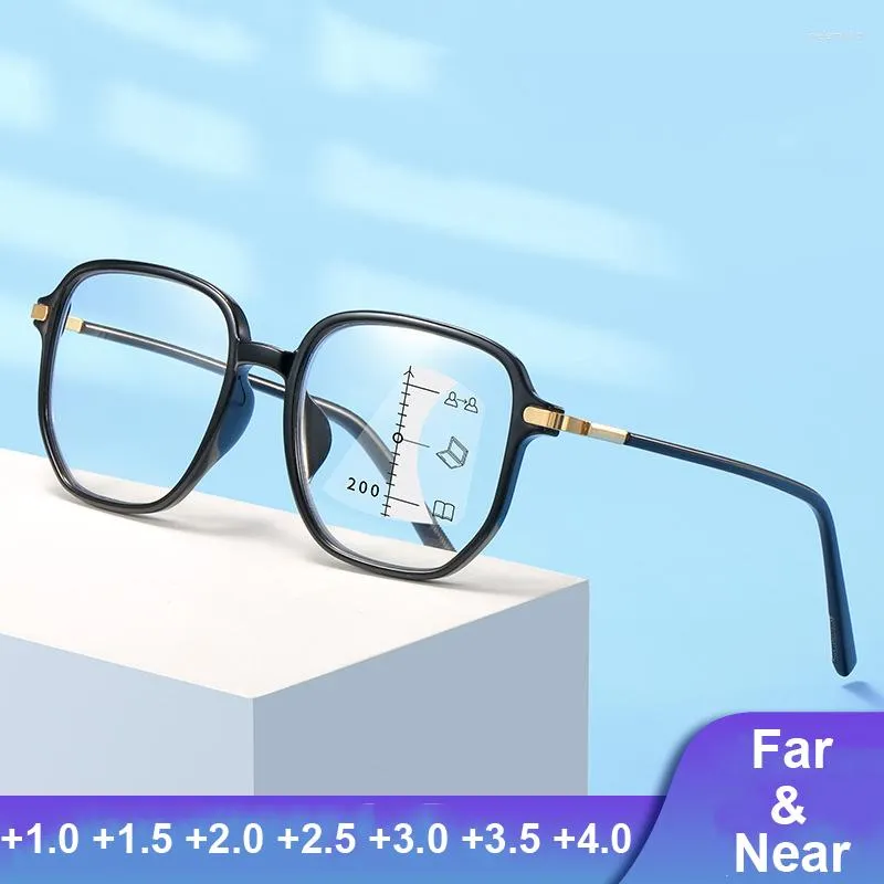 Progressive Bifocals Trendy Reading Glasses 2021 With Anti Blue