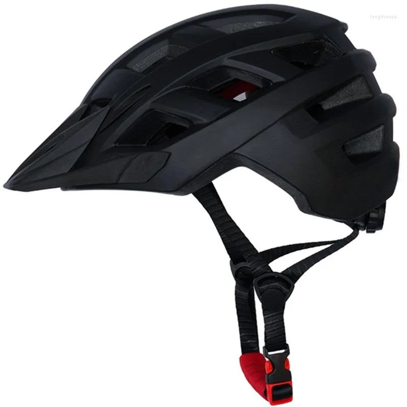 Motorcykelhjälmar Cykling Hjälm Man Women Cykelväg Road Mountain Bike Headpiece Lens för ridcykel Sport Skateboard Scooter