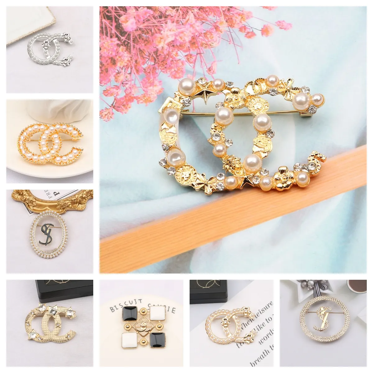 Women's Rhinestone Feather Brooch Pin - Gold Plated Alloy, Vintage Style, Scarf & Dress Accessory