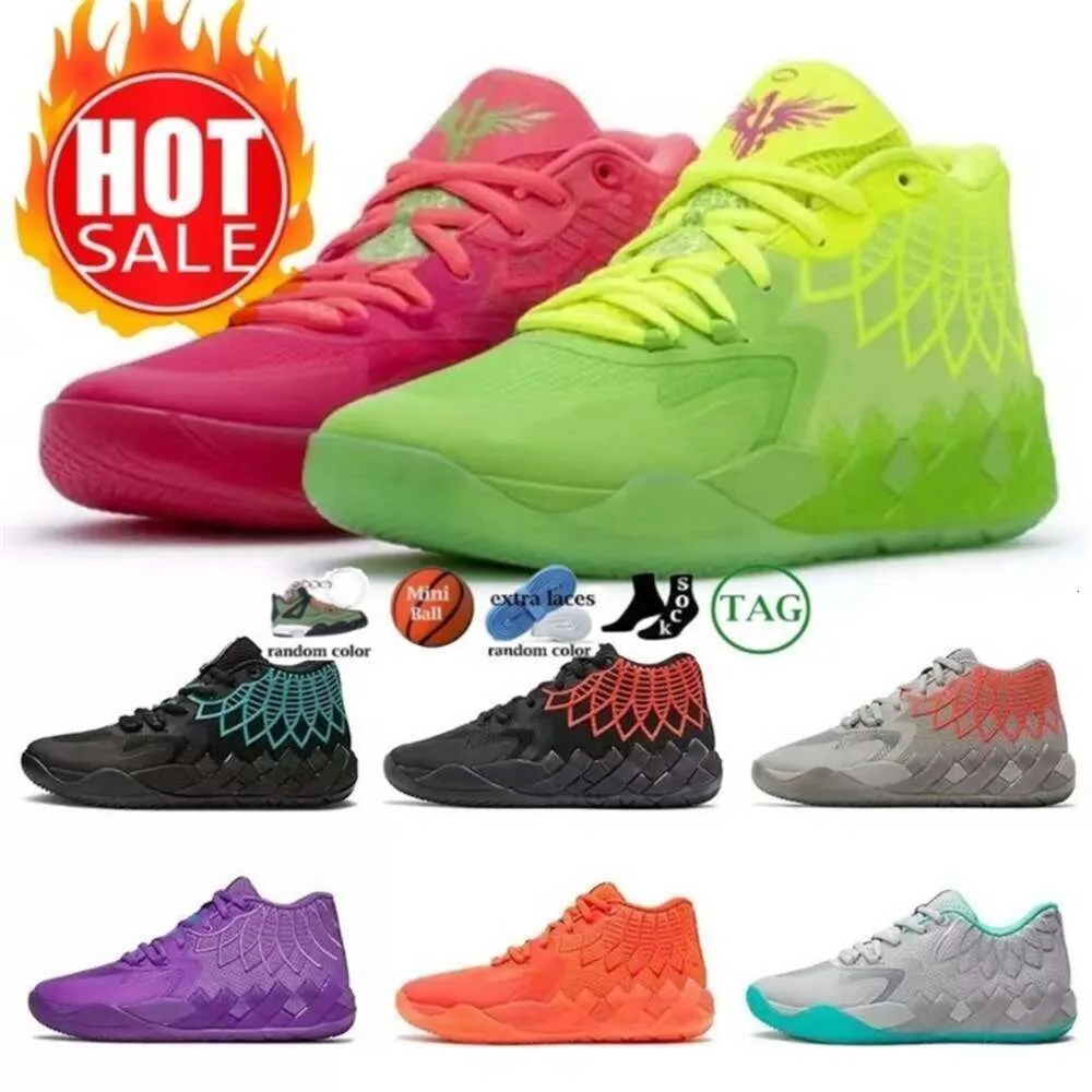 Chaussures de plein air Chaussure Og Lamelo Ball 1 Mb01 Hommes Chaussures de basket-ball Sneaker Noir Blast Buzz Lo Ufo Pas d'ici Queen City Rick et Rock Ridge