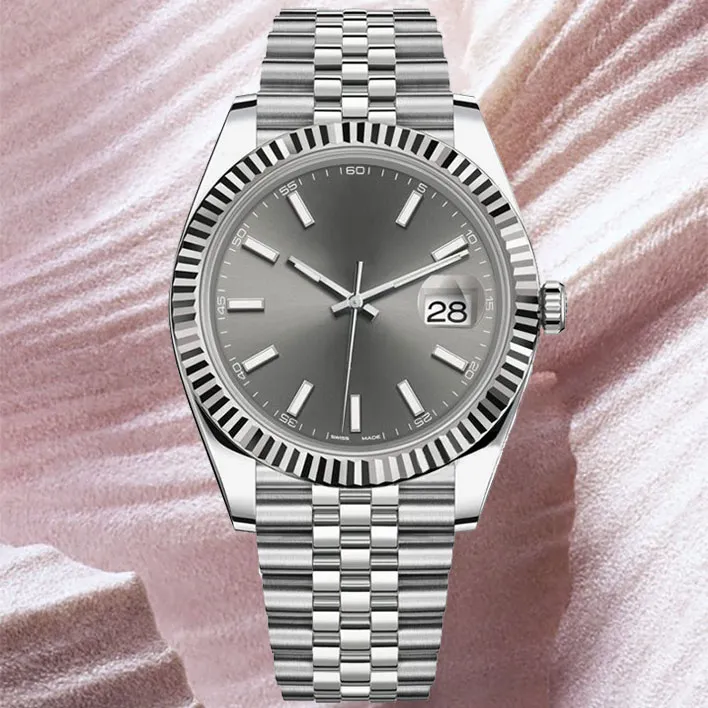 Designer Watch Orologi Luxury Sapphire Crystal Glass Stainless Steel Wrist Just Date Watch 2813 Movement Automatic Mechanical Watch Luminous Mens Wristwatch 36mm