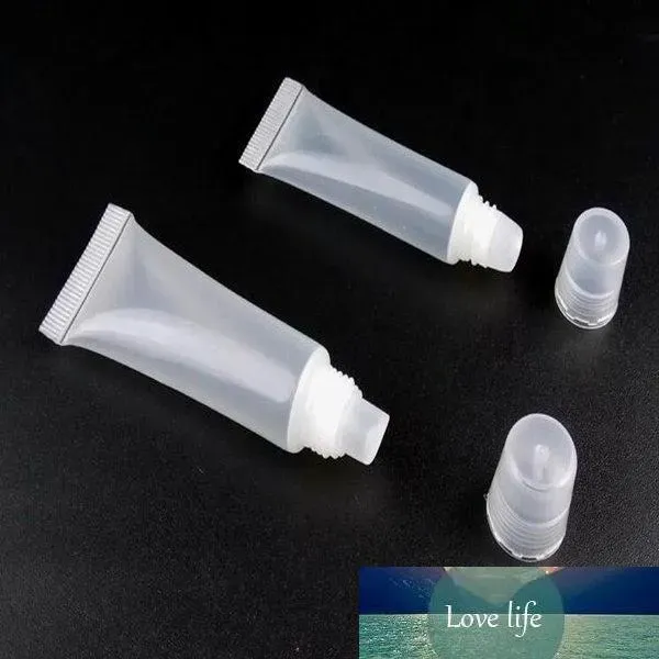Novas garrafas de embalagem recipientes vazios de brilho labial 5ml 8ml 10ml 15ml espremer plástico transparente tubos de brilho labial recarregáveis maquiagem