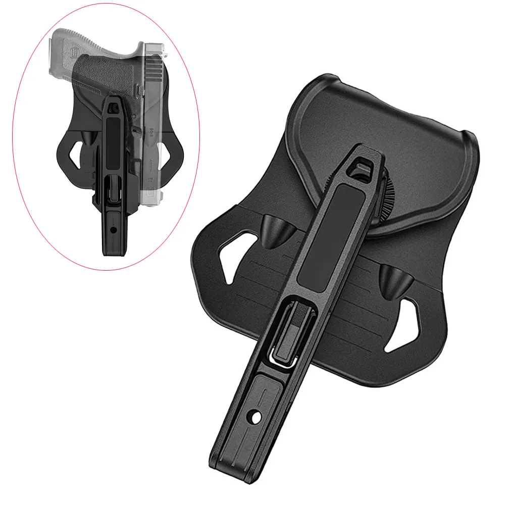 Tactical Pistol Holster Compact Gun Carrier Double Stack G 9Mm/Sw40/357 Holsters Suitable For Both Left And Right Hands Airsoft Hunting Case