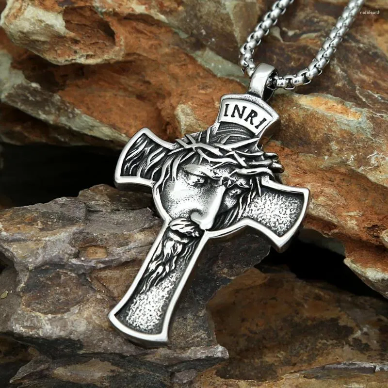 Saint Benedict Cross Necklace Stainless Steel Religious - Temu