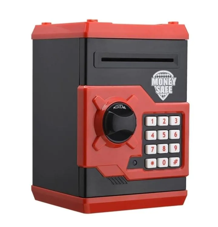 Elektroniczne Piggy Bank Safe Box Box dla dzieci monety cyfrowe