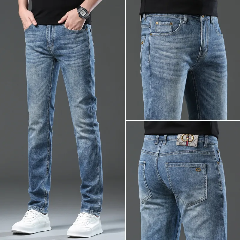 Enzo Cargo Trousers Mens Lightweight Casual Cotton Stretch