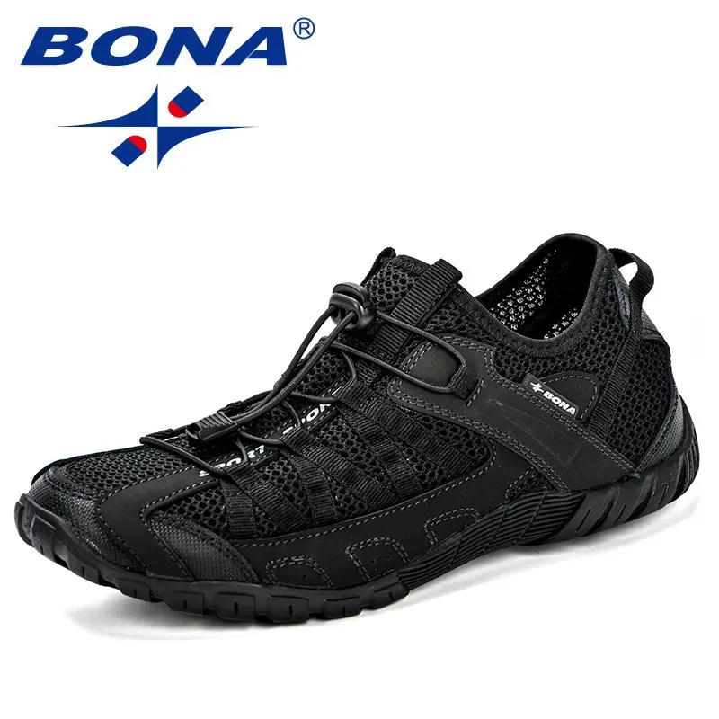 Klänningskor bona sommar sneakers andningsbara män mode män skor tenis masculino vuxeno sapato masculino män fritid sko 231009