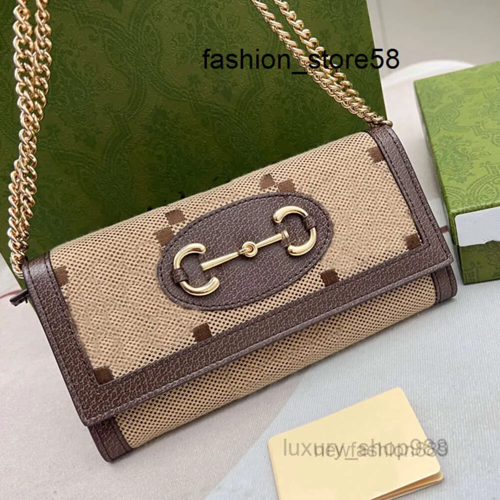 5A luxe tas 5A Portefeuilles Mini Cross Body Designer Claic Chain Bag Dameshandtassen Oude bloem Crobody Enveloptassen Schoudertas Carolder Portemonnee Canvas Leer Metaal Har