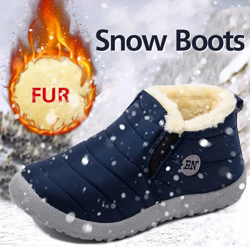 Laarzen Laarzen Dames Waterdichte Sneeuw Damesschoenen Casual Winter Platform Enkellaarsjes voor Dames Plus Size Paar Schoenen Antislip Schoenen 231009