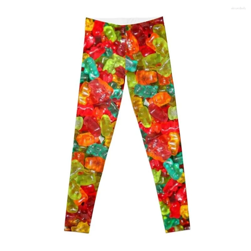 Pantalon actif Yummy Gummy Bear Candy Leggings Legings pour femmes Fitness Legging de gymnastique pour femmes