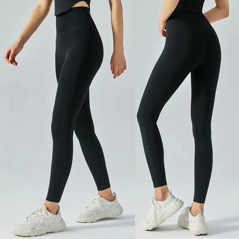 Yoga Outfit Womens With High Waist Pants Soft Fitness Walking Jogging Leggings Fashion Outdoor Casual Nylon Elastic 231009