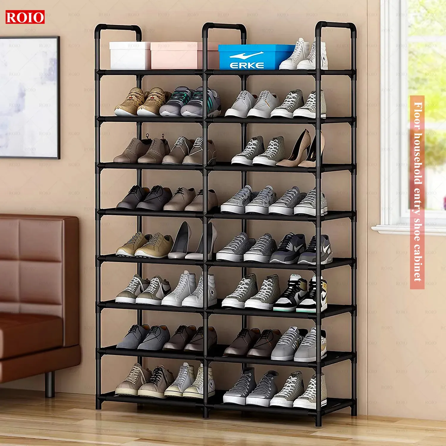 Assembled store shoe cabinet
