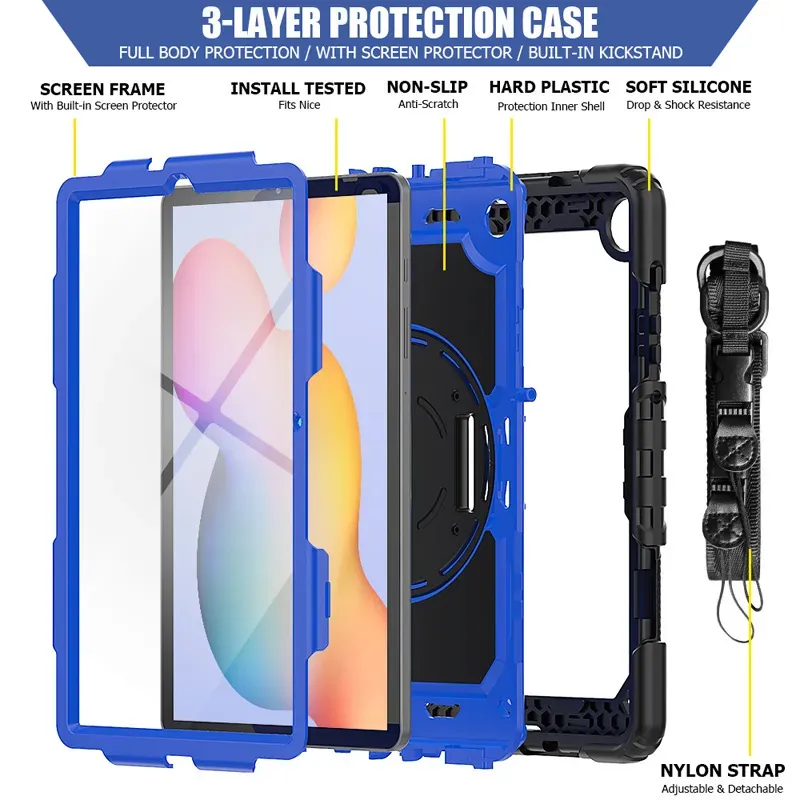 Étui de protection pour tablette Lenovo Tab M10 Plus 3ème génération 10,6  pouces