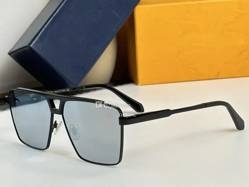 5A Brillen L Z1584U 1.1 Evidence Metall quadratische Sonnenbrille Rabatt Designer Brillen für Männer Frauen 100 % UVA/UVB mit Brillentasche Box Fendave