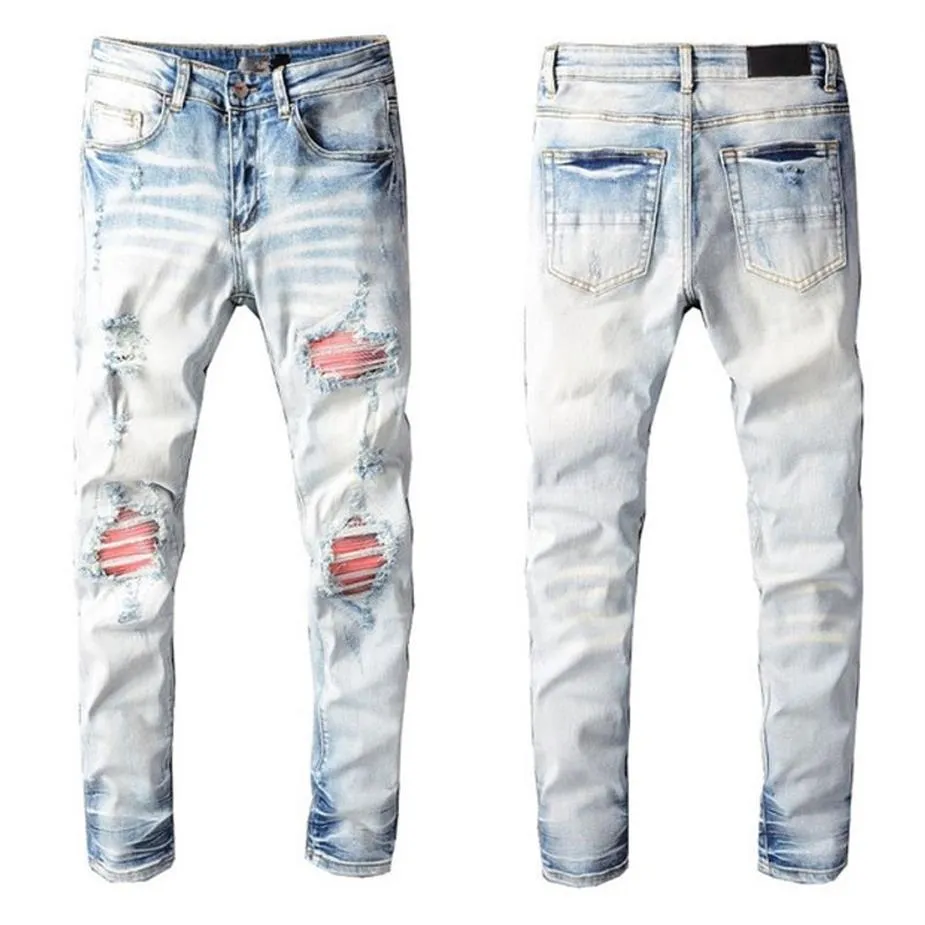 2022 Jeans pour hommes Designer d'hiver Nouvelle arrivée Jean Style européen High Street Pollution Pantalon Mode Pantalon classique Top Quality322r