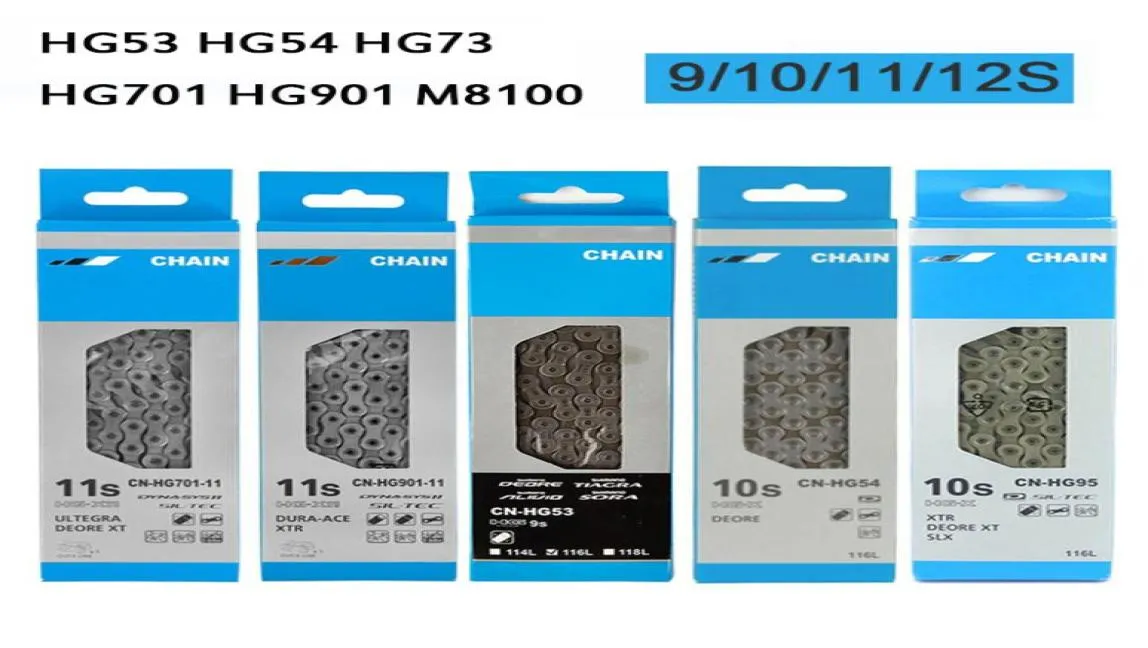 Bike Chains Bicycle 89101112 Speed Road MTB Chain Durable Current HG53547395701901 M8100 for ULTEGRA DEORE XT XTR 2210258473603