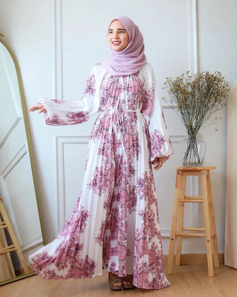 Etnik Giyim Endonezya Bask K r n Musluman Robe Jilbab Abaya Ramazan Moda Gev ek Uzun Kollu Elbise Kad nlar Abayas