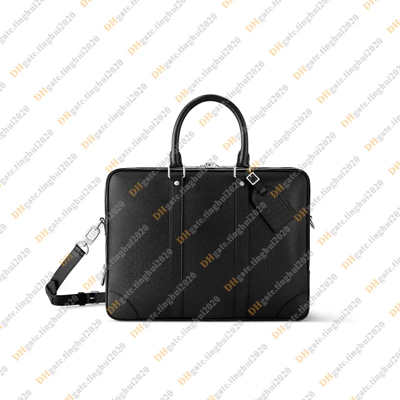 Men Fashion Designe Luxury Voyage Voyage Business Bagcase حقيبة سفر حقيبة كمبيوتر حقيبة القماش الخشن حقيبة اليد أعلى مرآة الجودة M30967 حقيبة محفظة