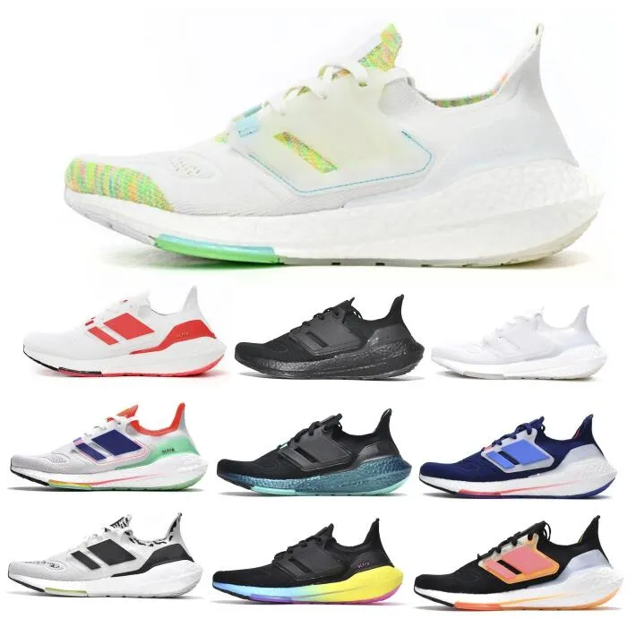 Ultraboost 22 Chaussures de course Hommes Femmes Ultraboosts Ultra Run Non Dyed Zebra Core Noir Mint Rush Blanc Vivid Red Legacy Indigo Turbo Taille 5.5 - 12