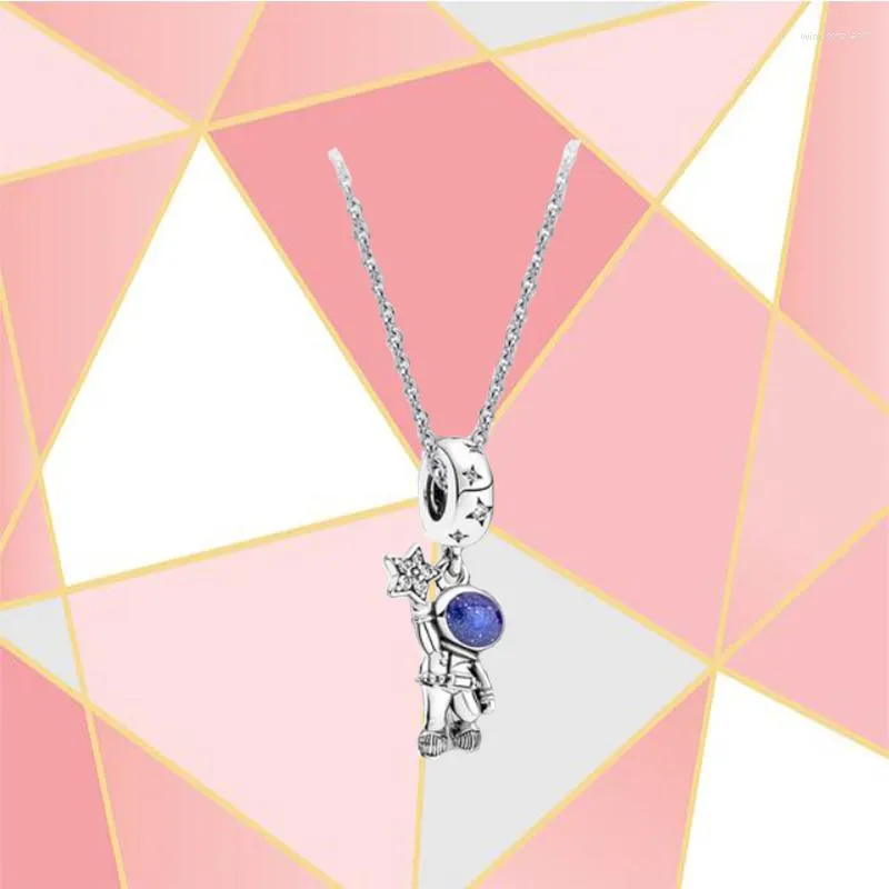 Chaînes 2023 Hiver Haute Qualité S925 Sterling Silver Starcatcher Pendentif Collier Série Femme Mode DIY Original Bijoux Cadeaux