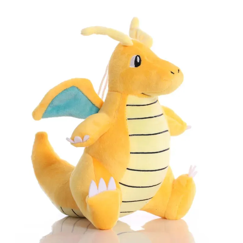 Bambole di peluche Giocattolo di decompressione 20 cm Dragonite Giocattoli Squirtle Bulbasaur Charmander Gengar Eevee Farcito Natale Regalo per bambini 231007