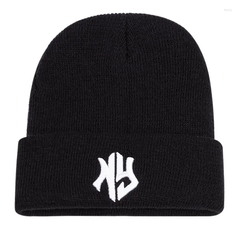 Berets Knitting Caps beanie y2k men men fashion hat striproded Winter Winter Keep Dark Ski Cap Male Freem