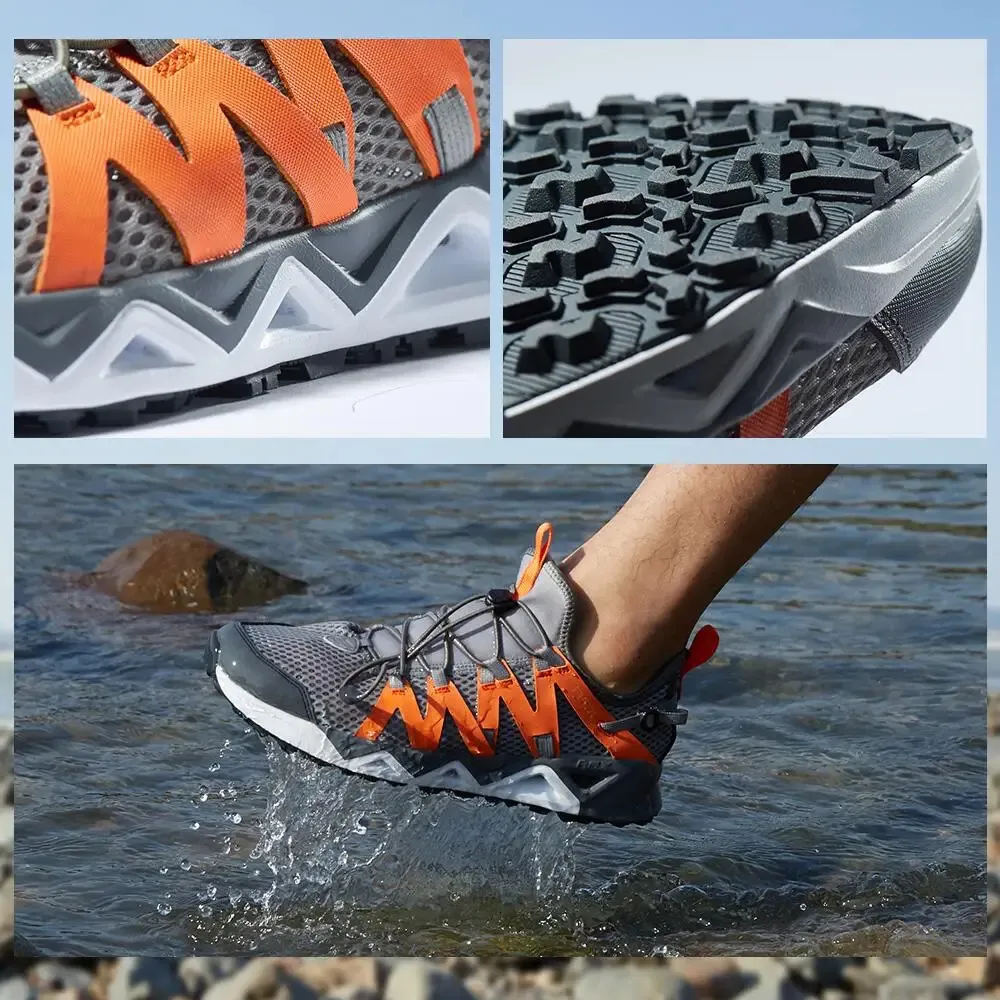 Water Shoes Rax Men's Aqua Upstreams Shoes Quick-drying Breathble Fishing  Shoes Women Hole PU Insole Anti-slip Water Shoes 82-5K463 231006