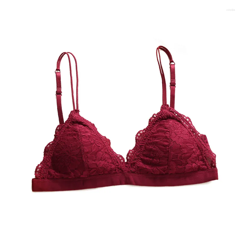 Summer Sexy Girl Lingerie Lace Bra Without Underwire Triangle Cup Bra Set -  China Bra and Bra for Women price