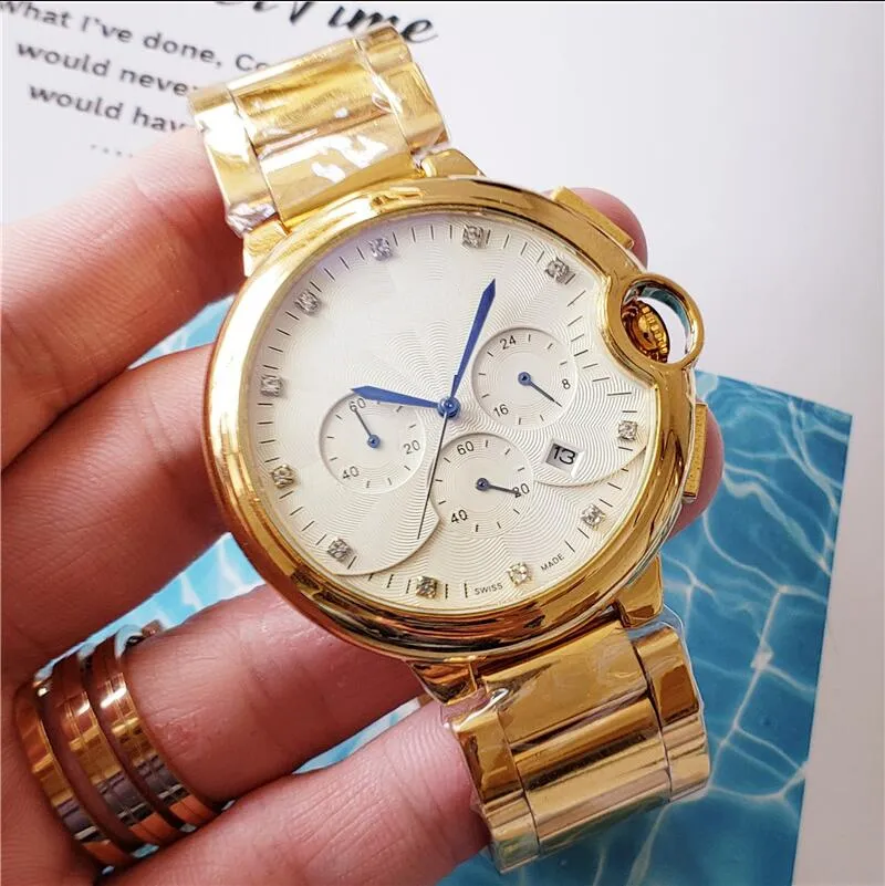 Tasarımcı Yeni Saatler Erkek Lady Watch Quartz Hollwatches En Kaliteli Lüks Marka Bilekleri Saat Büyüleyici Adam Beyefendi Saatler İş Bileklik Saatler