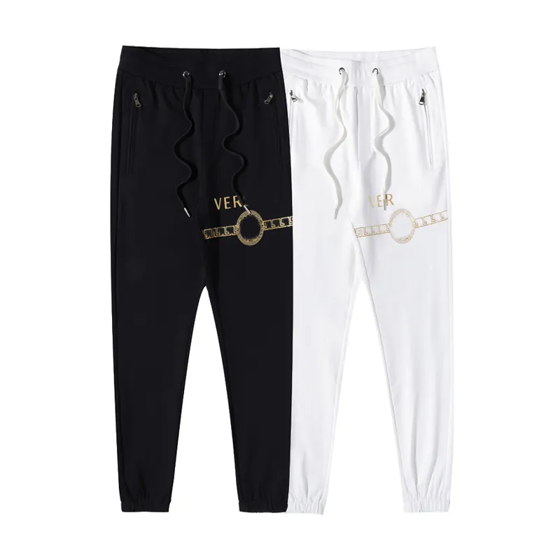 Mens Track Pant Casual Designer High Quality Solid Color Joggers Pants Rainbow side stripes Trousers Elastic WaistM-XXXL