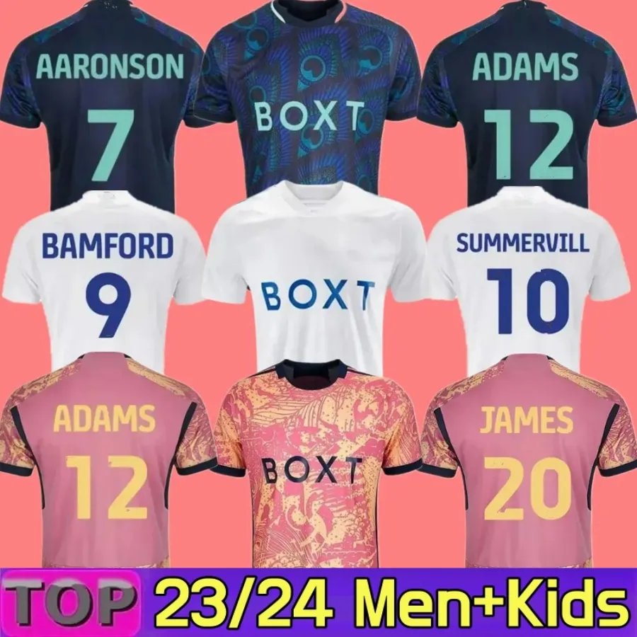 23 24 BAMFORD Llorente Leeds Unitedes Soccer Jerseys Home Away 2023