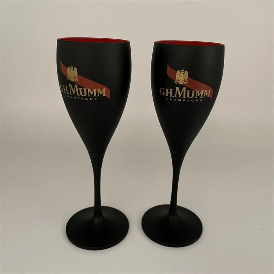 2 x Moet Chandon Ice Imperial gobelets en acrylique Verres à champagne blancs Flûtes à vin203f