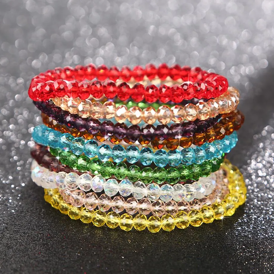 Colourful crystal bracelet deals