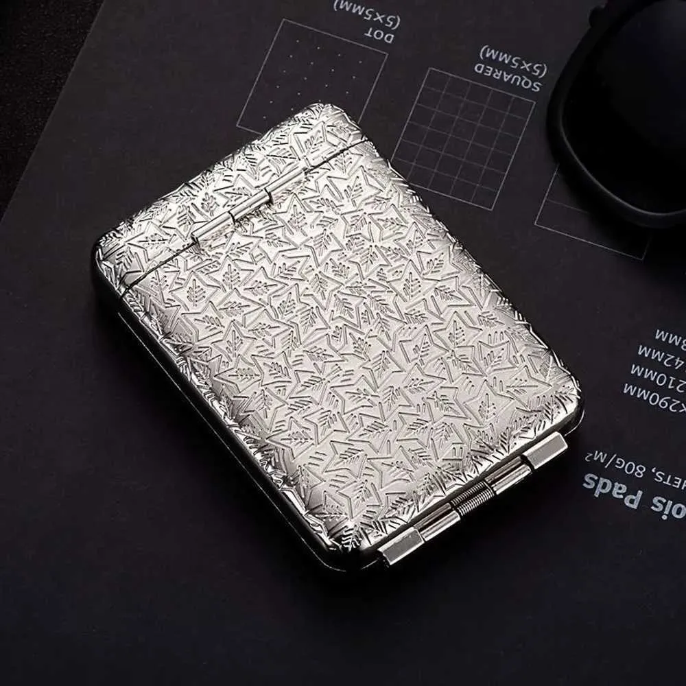 Lighters Luxury Vintage Cigarette Case Metal Engraved... From Belylin,  $14.1