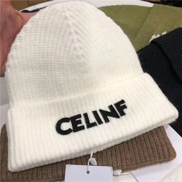 Chapeau Tricoté Pour Femmes, Grande Marque De Styliste, Bonnet/Crâne, Chapeau  Empilé, Chapeau En Laine Côtelé Avec Lettres Du 10,81 €