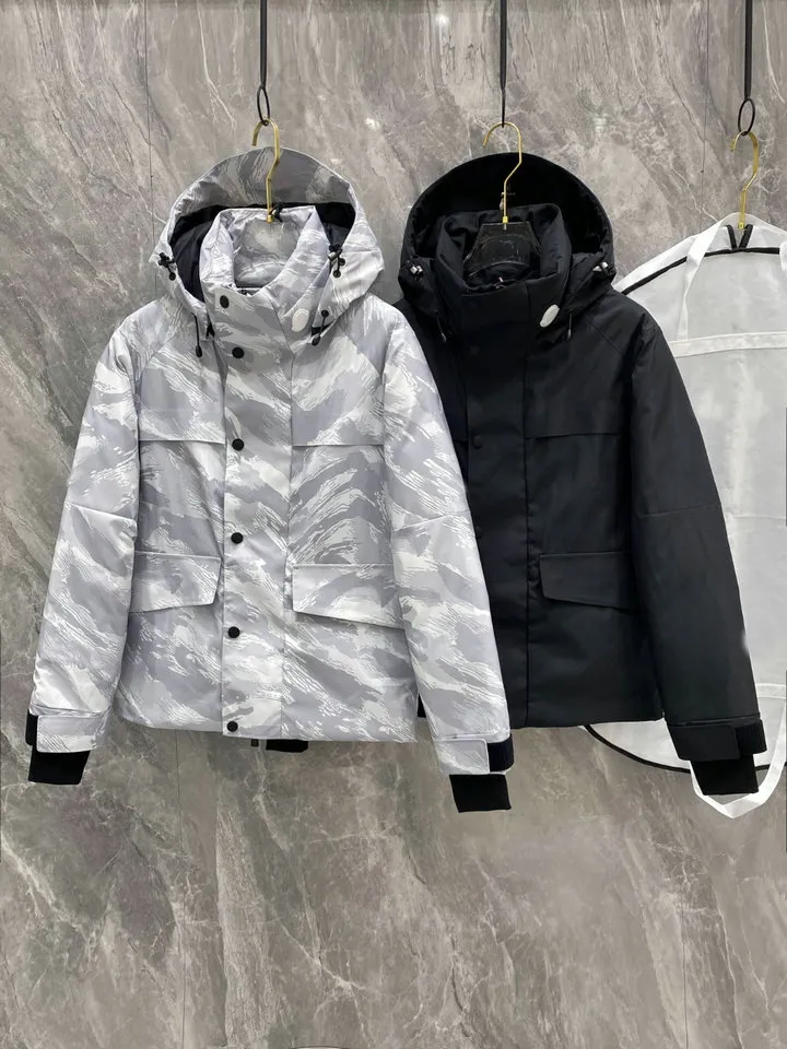 Men hybrid down coat 2025