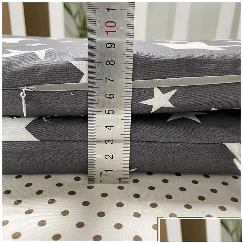 bed rails 20030cm baby crib fence cotton protection railing thicken bumper onepiece around protector room decor 220909 drop delivery