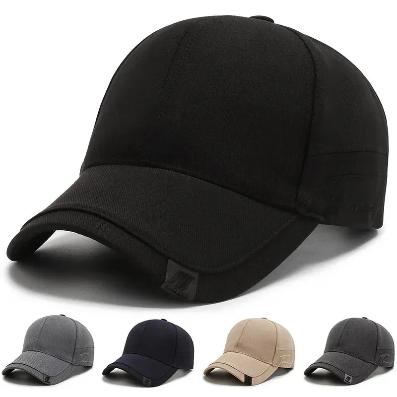 Czapka baseballowa czapek na zewnątrz dla mężczyzn bawełniana czapka golfowa jesienna zima filtr przeciwsłoneczny tata hat ciężarówek wysokiej jakości czapki dla mężczyzn 231007