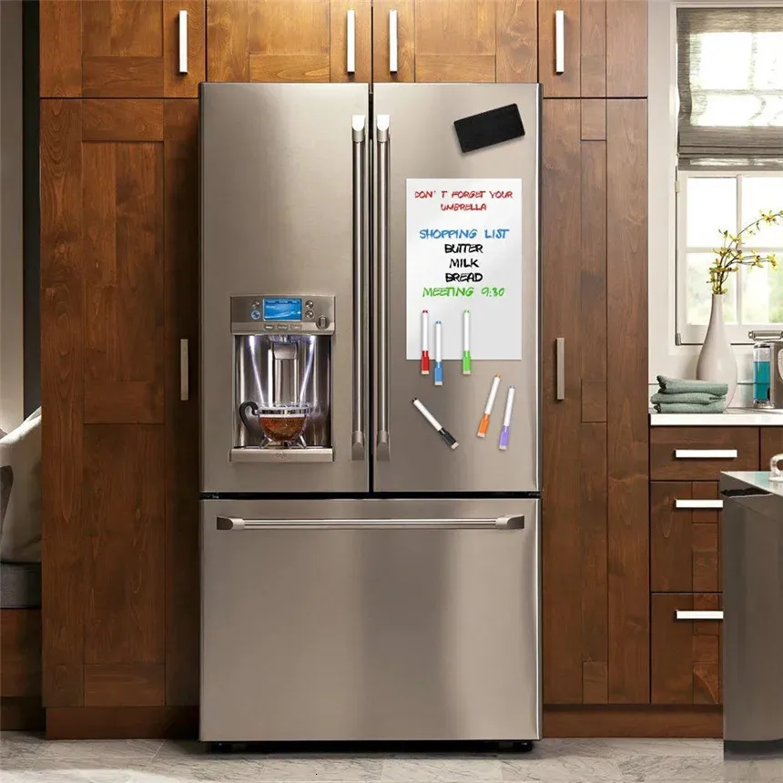 Magnetisches Musik Notiz Board | Doppelseitige Trockenabwischtafel Mit 70 Magneten