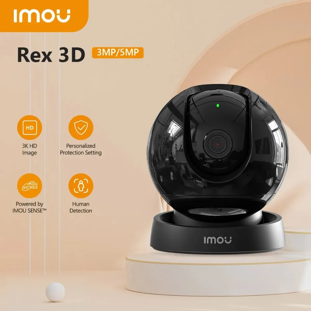 Imou 2K WiFi Security Camera Indoor Pet Dog Baby Camera with AI Human/ –