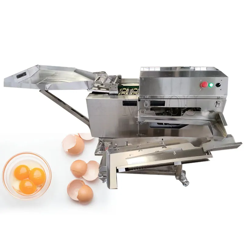 Electric Quail Eggs Separator Automatic Quail Eggs Breaker With White